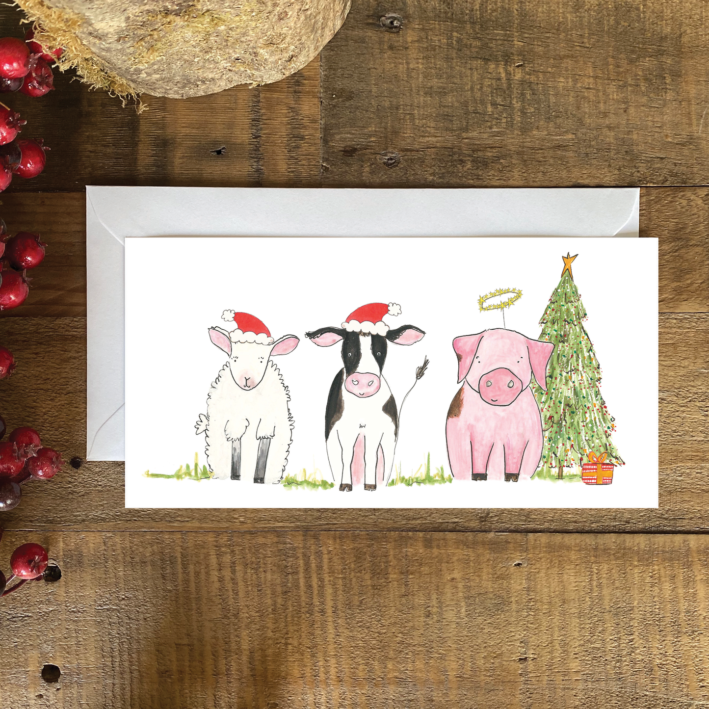 Christmas Farm Friends