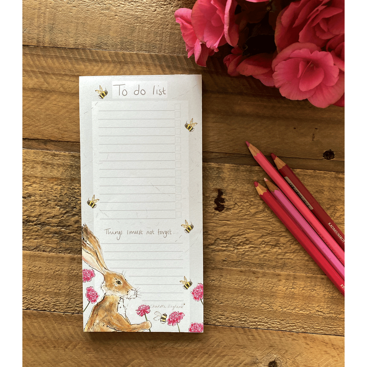 Harriet Hare Note Pad