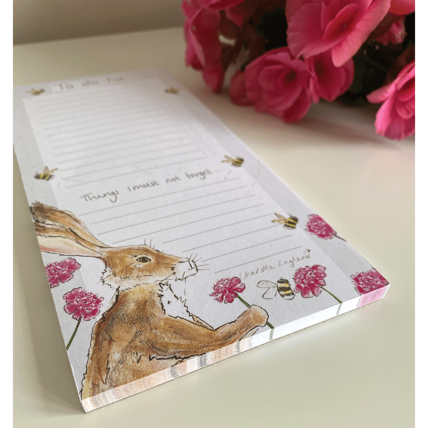 Harriet Hare Note Pad