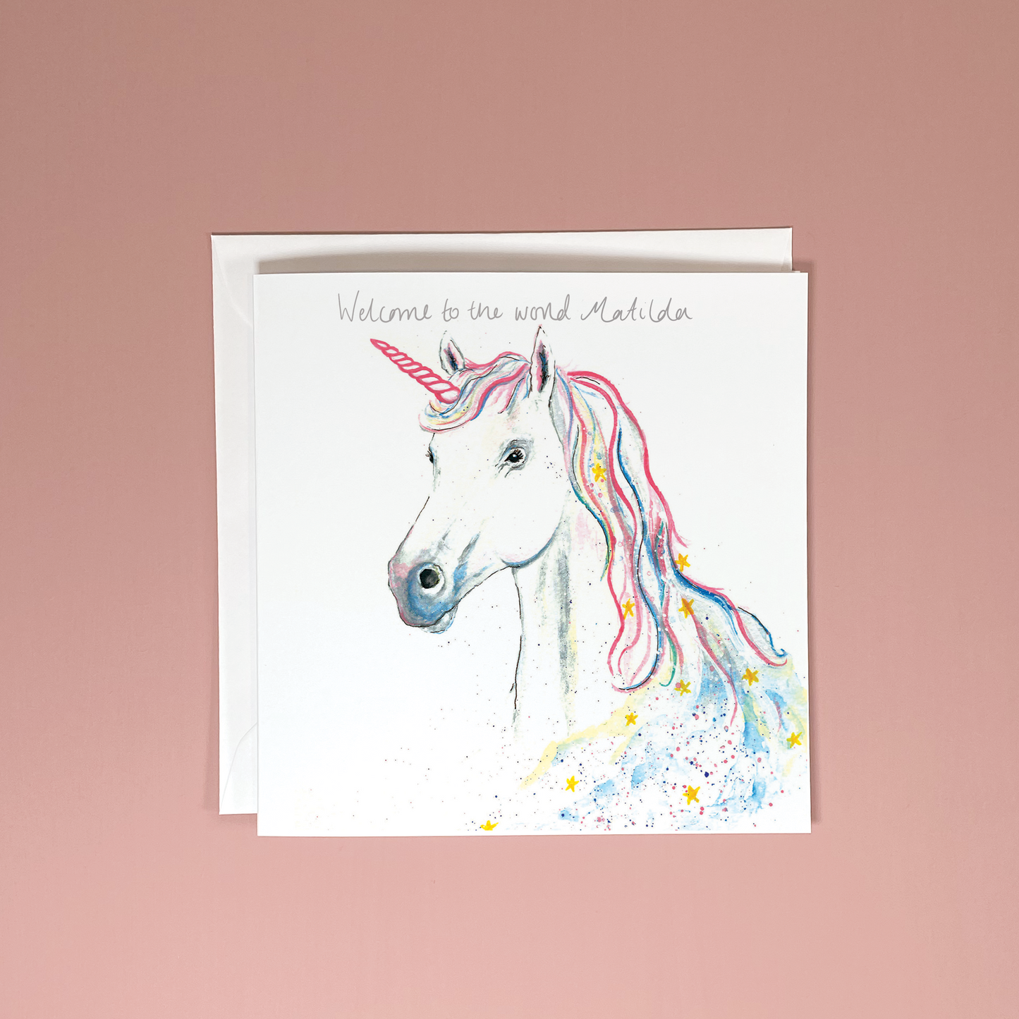 Personalised Unicorn Card