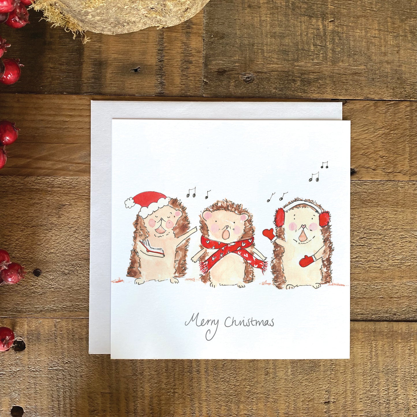 Singing Hedgehogs Card
