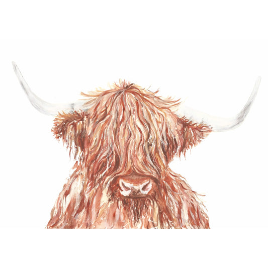 Highland Cow A4 Print