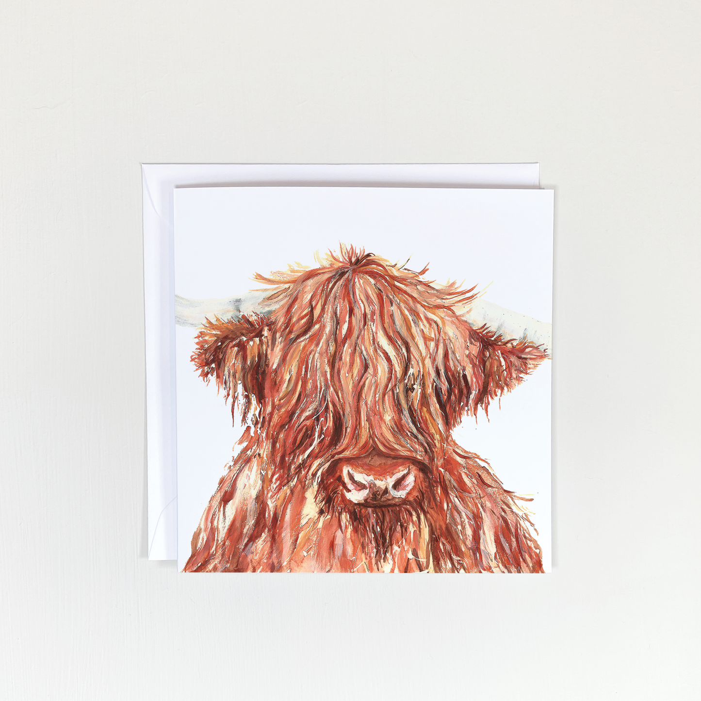 Highland Cow Card