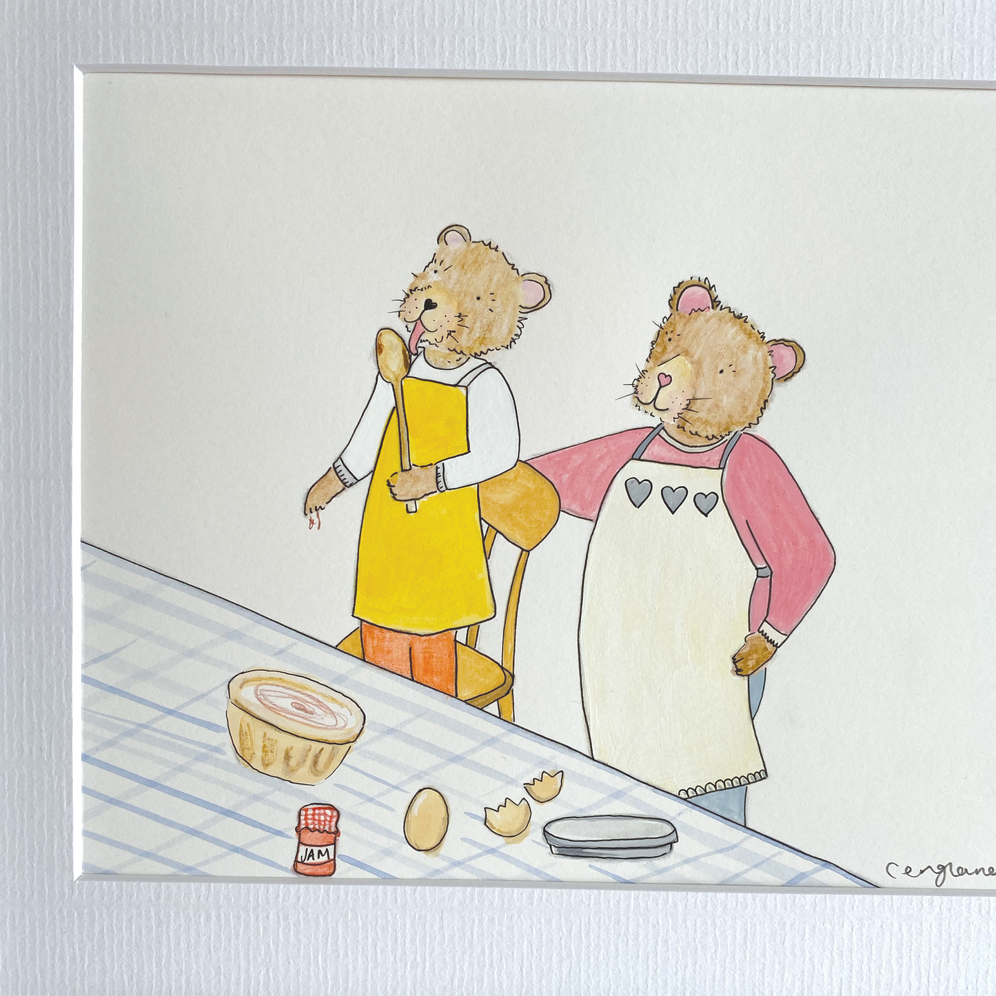 Original Let's Bake Bears - Charlotte England Artist