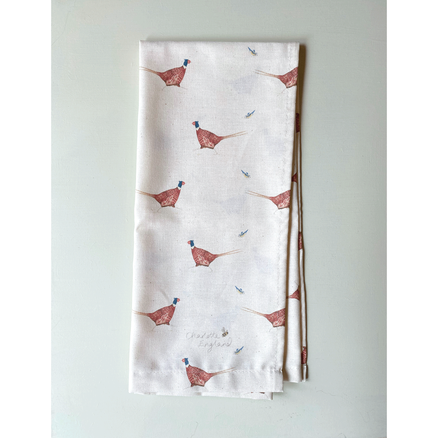 Feather Friends Tea Towel