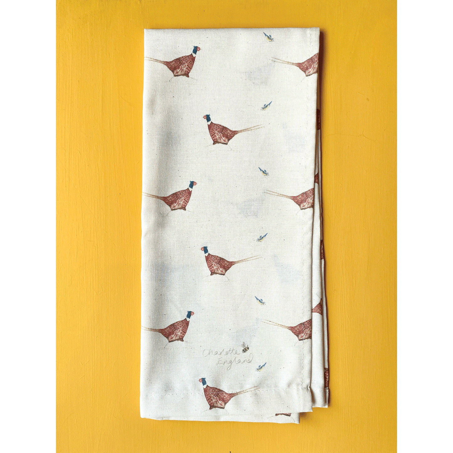 Feather Friends Tea Towel