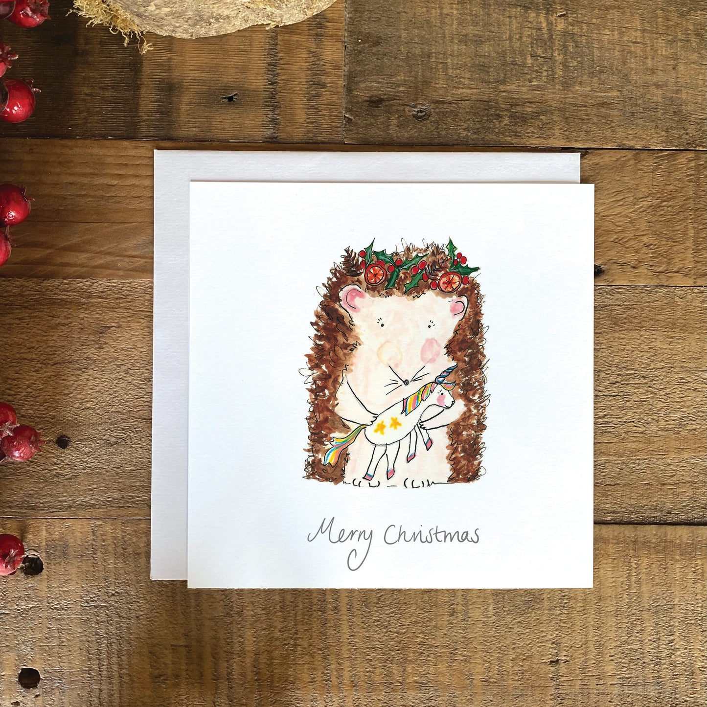 Holly Prickles Card