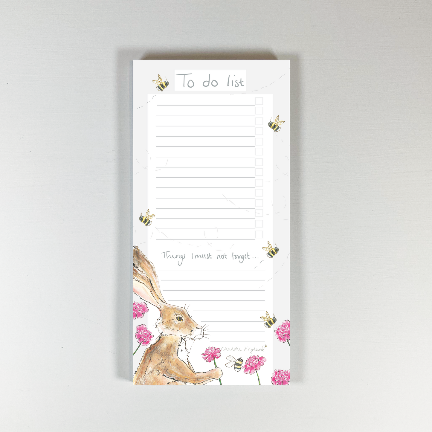 Harriet Hare Note Pad