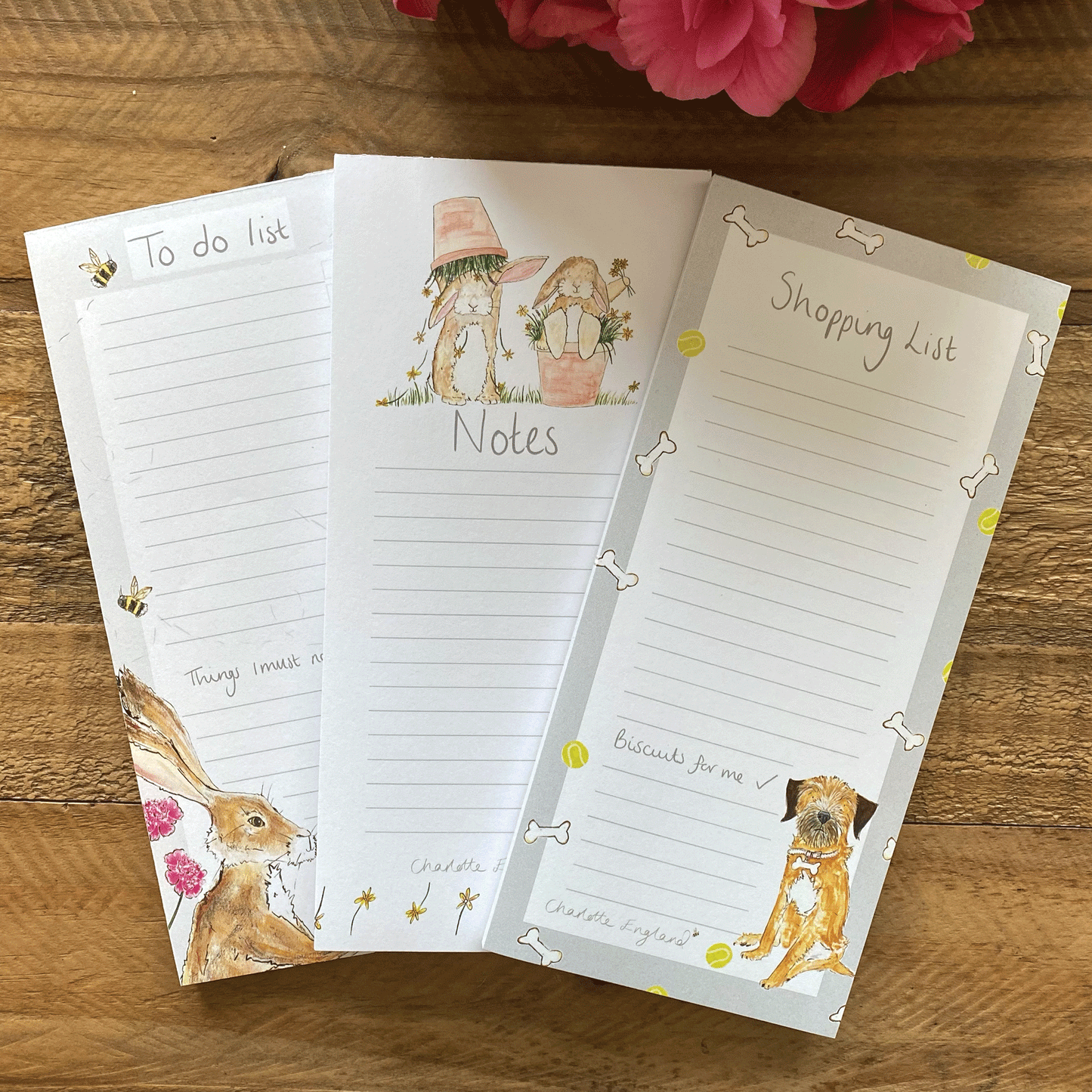 Border Terrier Shopping List Note Pad