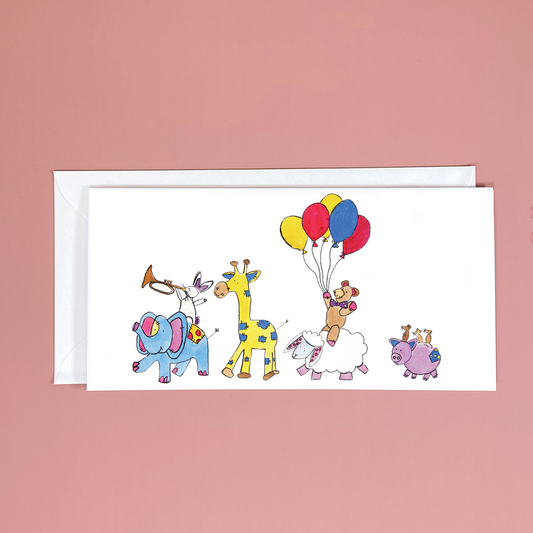 Animal Parade Card