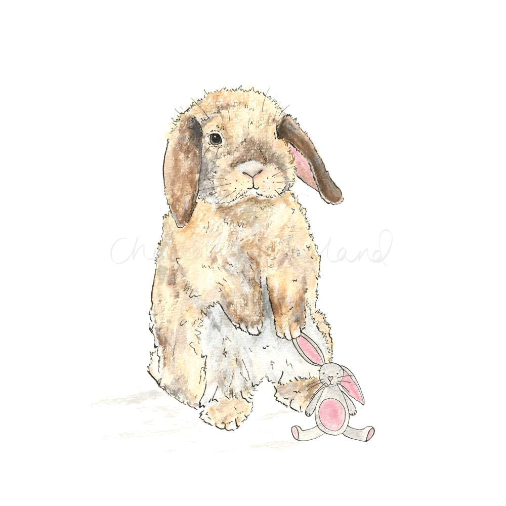 Bunny and Teddy - Charlotte England Artist