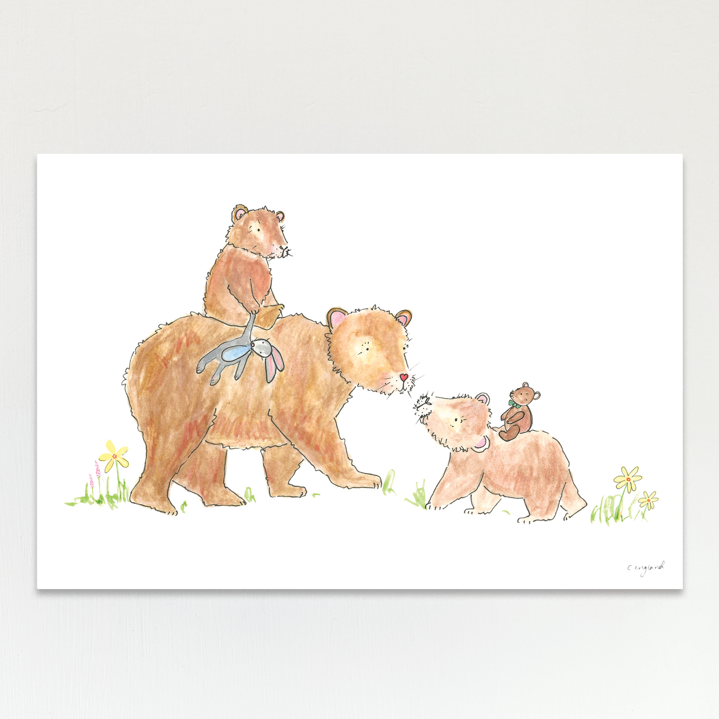Mother Bear Print