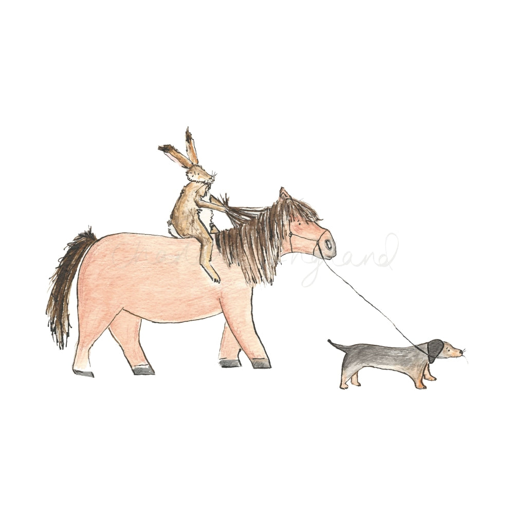 Off For A Hack! A4 Print