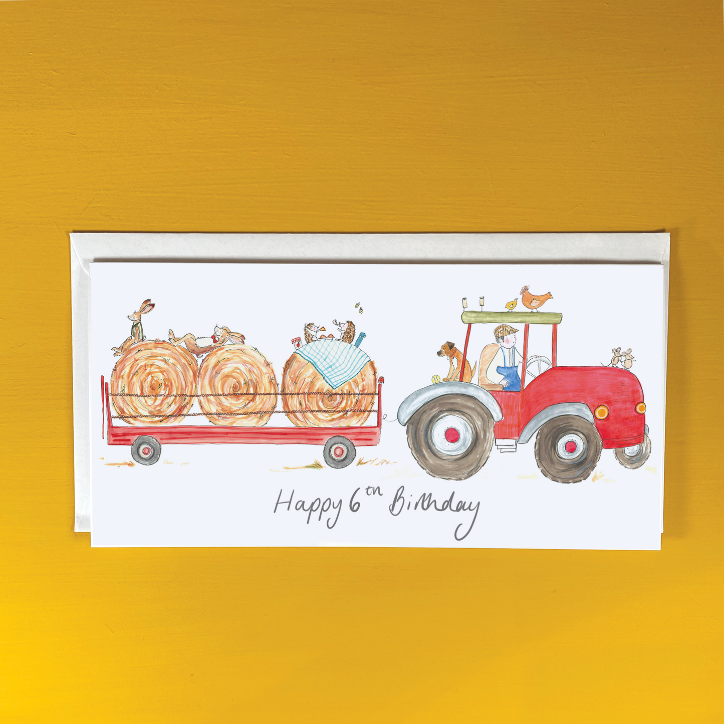 Personalised On The Farm Card