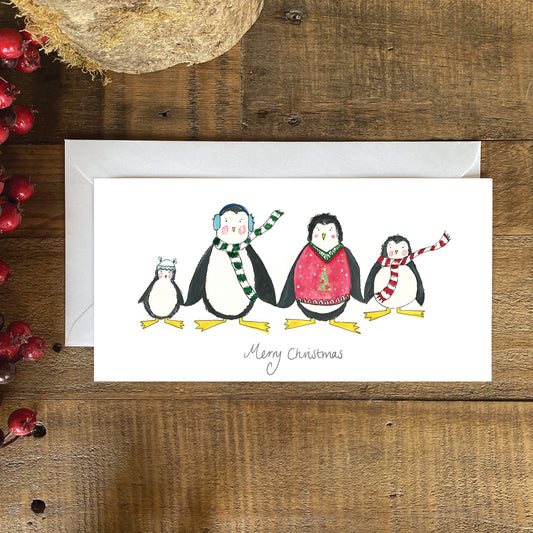 Penguin Family Card